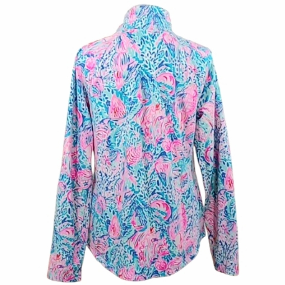 Lilly Pulitzer Skipper Popover in Treasure Trove Print Pullover UPF 50 + Size M - Picture 9 of 14